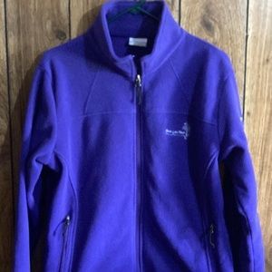 Women’s Columbia purple fleece